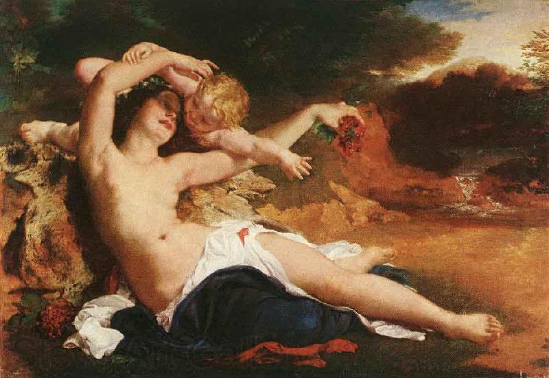 Brocky, Karoly Venus and Amor Spain oil painting art